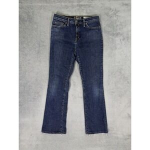 Gap 1969 Jeans Womens 4 Blue Dark Wash Denim Bootcut Vintage Made In USA‎